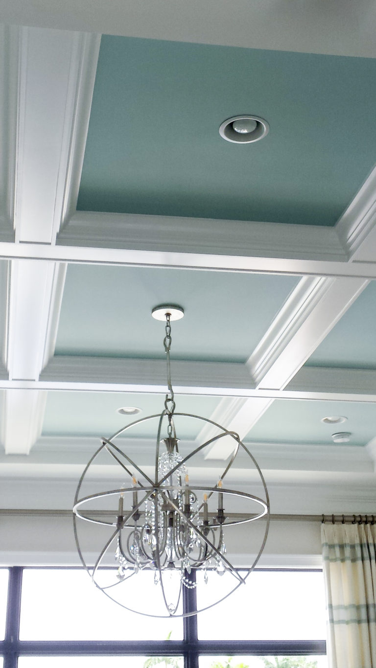 gorgeous ceiling trim work